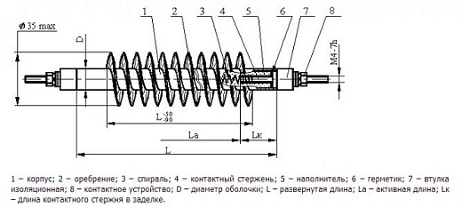 Схема для Элек. ТЭНР 70А13/1,0 О Ф1 220В возд.